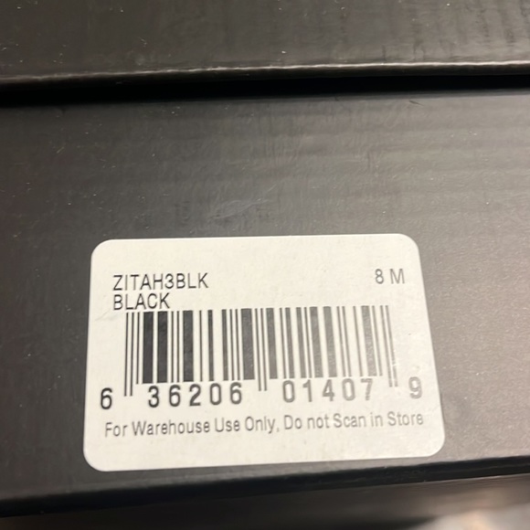 NIB INC Zitah3blk black sparkly pointed toe witchy heels. Size 8 - Picture 7 of 12